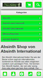 Mobile Screenshot of absinth-international.de